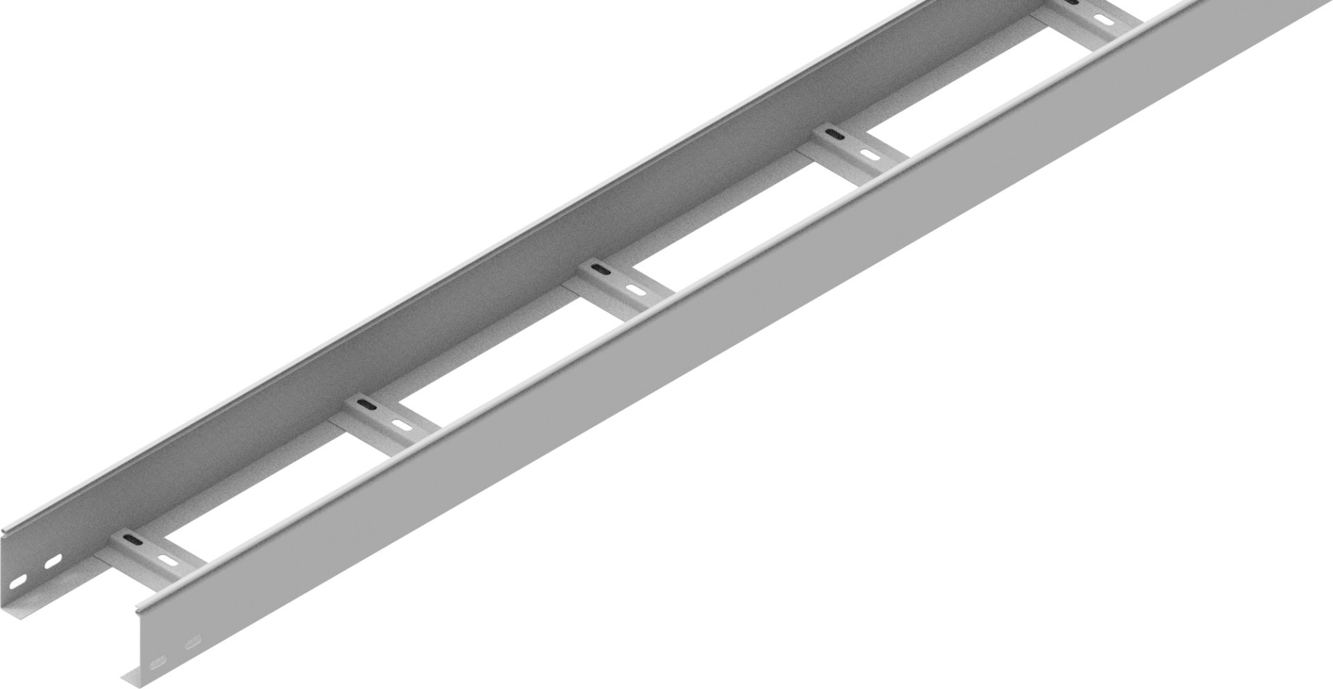 Lockable ladder cable trays