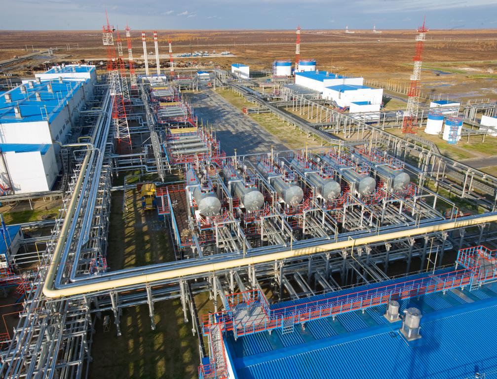 Booster compressor station at the complex gas treatment plants (UKPG-5B and UKPG-2B) of the Urengoyskoye oil, gas and condensate field (OGCF) 2